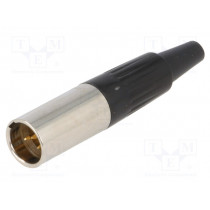 AG4M; Plug; XLR mini; male; PIN: 4; for cable; soldering; 5A; 0.5mm2; 3.5mm; AMPHENOL