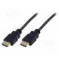 AK-330114-030-S; Cable; HDMI 1.4; HDMI plug,both sides; 3m; black; ASSMANN