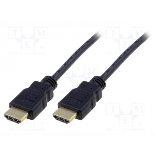 AK-330114-030-S; Cable; HDMI 1.4; HDMI plug,both sides; 3m; black; ASSMANN