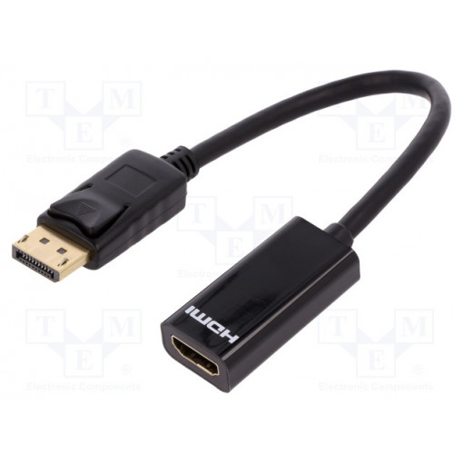 AK-340400-001-S; Cable; DisplayPort 1.2; DisplayPort plug,HDMI socket; 150mm; ASSMANN
