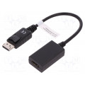 AK-340408-001-S; Cable; DisplayPort 1.1a; DisplayPort plug,HDMI socket; 150mm; ASSMANN