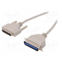 AK-580100-018-E; Cable; Centronics 36pin plug,D-Sub 25pin plug; 1.8m; beige; ASSMANN AK-580100-018-E; Cable; Centronics 36pin plug,D-Sub 25pin plug; 1.8m; beige; ASSMANN