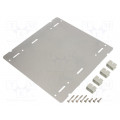 79501201; Mounting plate; steel; W: 240mm; H: 2mm; L: 240mm; AKI-2,AKI-4,AKL-2; SPELSBERG