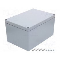 7811390; Enclosure: multipurpose; X: 230mm; Y: 330mm; Z: 180mm; EURONORD; grey; FIBOX 7811390; Enclosure: multipurpose; X: 230mm; Y: 330mm; Z: 180mm; EURONORD; grey; FIBOX