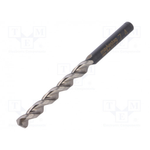 0061100740100; Drill bit; for metal; Ø: 7.4mm; L: 109mm; HSS-CO; bulk,industrial; ALPEN-MAYKESTAG
