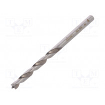 0062000400100; Drill bit; for wood; Ø: 4mm; L: 75mm; HSS; Working part len: 43mm; ALPEN-MAYKESTAG