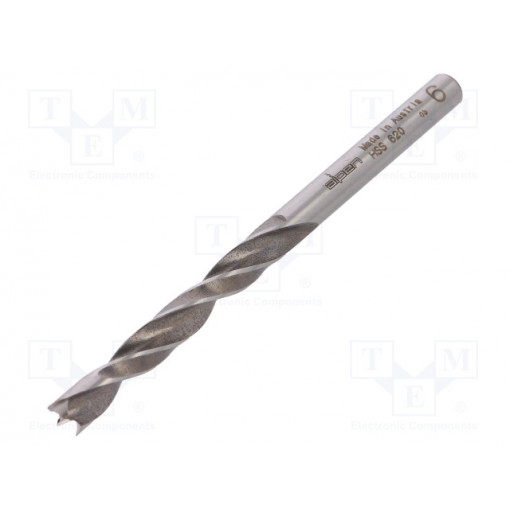 0062000600100; Drill bit; for wood; Ø: 6mm; L: 93mm; HSS; Working part len: 57mm; ALPEN-MAYKESTAG