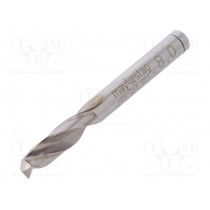 0090100800100; Drill bit; for metal; Ø: 8mm; L: 79mm; HSS-CO; Features: grind blade; ALPEN-MAYKESTAG