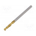 0090700250100; Drill bit; for metal; Ø: 2.5mm; L: 43mm; HSS-CO; film,separately; ALPEN-MAYKESTAG
