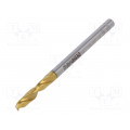 0090700300100; Drill bit; for metal; Ø: 3mm; L: 46mm; HSS-CO; Features: grind blade; ALPEN-MAYKESTAG