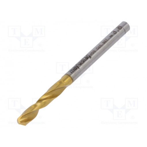 0090700380100; Drill bit; for metal; Ø: 3.8mm; L: 55mm; HSS-CO; film,separately; ALPEN-MAYKESTAG