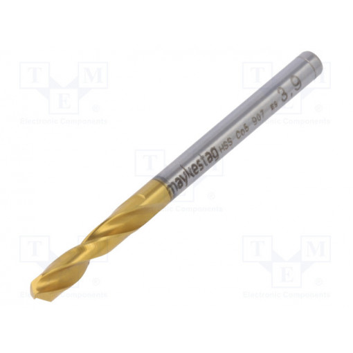 0090700390100; Drill bit; for metal; Ø: 3.9mm; L: 55mm; HSS-CO; film,separately; ALPEN-MAYKESTAG