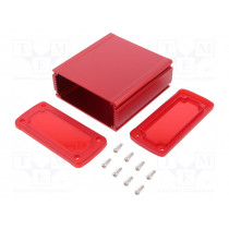 ALUG705RD110-IR; Enclosure: multipurpose; X: 115.1mm; Y: 19mm; Z: 51.6mm; red; UL94V-0; GAINTA