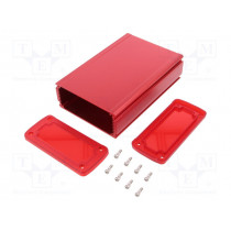 ALUG705RD160-IR; Enclosure: multipurpose; X: 115.1mm; Y: 169mm; Z: 51.6mm; red; GAINTA