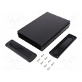 ALUG706BK200-BK; Enclosure: multipurpose; X: 146.6mm; Y: 209mm; Z: 41.6mm; black; GAINTA