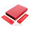 ALUG706RD200-IR; Enclosure: multipurpose; X: 146.6mm; Y: 209mm; Z: 41.6mm; red; GAINTA