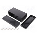 ALUG708BK080-BK; Enclosure: multipurpose; X: 177.6mm; Y: 89mm; Z: 61.1mm; black; GAINTA