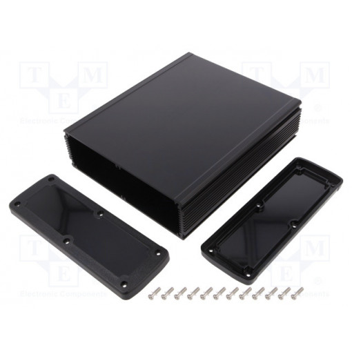 ALUG708BK200-BK; Enclosure: multipurpose; X: 177.6mm; Y: 209mm; Z: 61.1mm; black; GAINTA