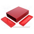 ALUG708RD200-IR; Enclosure: multipurpose; X: 177.6mm; Y: 209mm; Z: 61.1mm; red; GAINTA