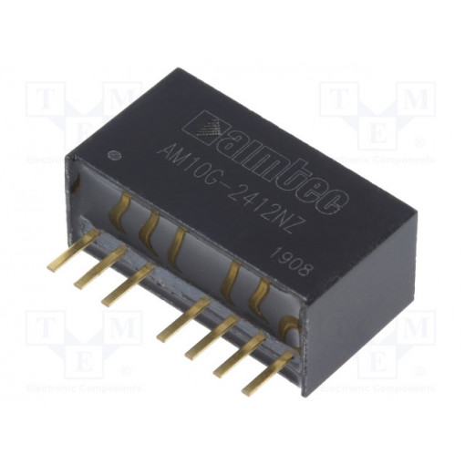 AM10G-2412NZ; Converter: DC/DC; 10W; Uin: 18÷36V; 12VDC; Iout: 0.83A; SIP8; 5.5g; AIMTEC AM10G-2412NZ; Converter: DC/DC; 10W; Uin: 18÷36V; 12VDC; Iout: 0.83A; SIP8; 5.5g; AIMTEC
