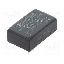 AM10TW-4812D-NZ; Converter: DC/DC; 10W; Uin: 18÷75V; Uout: 12VDC; Uout2: -12VDC; DIP24; AIMTEC