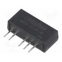 AM1DS-0312D-NZ; Converter: DC/DC; 1W; Uin: 3÷3.6V; Uout: 12VDC; Uout2: -12VDC; SIP7; AIMTEC