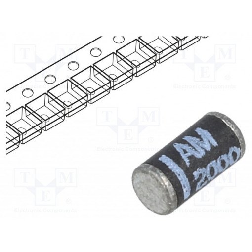 AM2000; Diode: rectifying; SMD; 1.6kV; 1A; 1.5us; DO213AB; Ifsm: 40A; Ir: 50uA; DIOTEC SEMICONDUCTOR