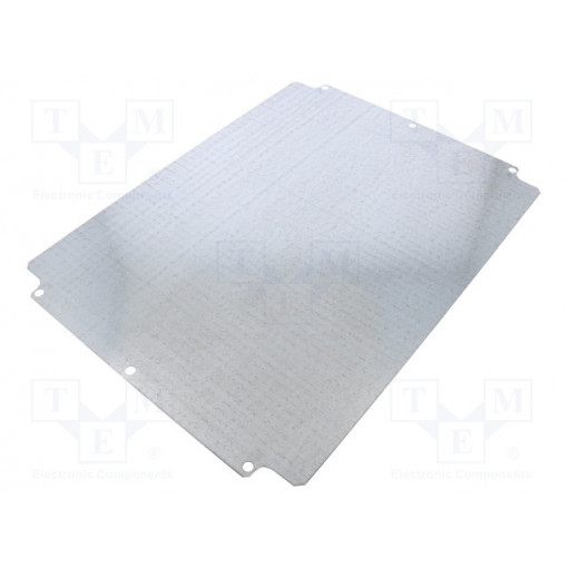 9511020; Mounting plate; steel; W: 294mm; L: 387mm; Series: EURONORD; FIBOX