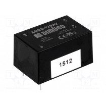 AME2-12SAZ; Converter: AC/DC; 2W; Uout: 12VDC; Iout: 0.166A; 72%; Mounting: PCB; AIMTEC