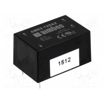 AME2-5SAZ; Converter: AC/DC; 2W; Uout: 5VDC; Iout: 0.4A; 66%; Mounting: PCB; 3kV; AIMTEC