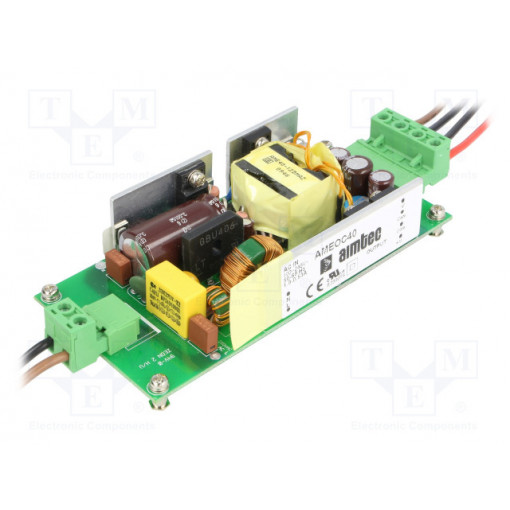 AMEOC40-12SMAZ; Power supply: switched-mode; open; 40W; 130÷370VDC; 90÷264VAC; AIMTEC AMEOC40-12SMAZ; Power supply: switched-mode; open; 40W; 130÷370VDC; 90÷264VAC; AIMTEC