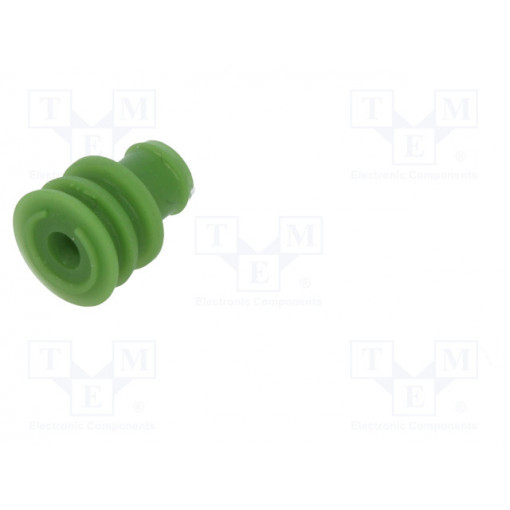 281934-4; Gasket for wire; Superseal 1.5; green; Øcable: 1.4÷1.7mm; TE Connectivity