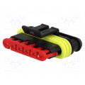 282090-1; Connector: wire-wire; Superseal 1.5; plug; female; PIN: 6; IP67; TE Connectivity