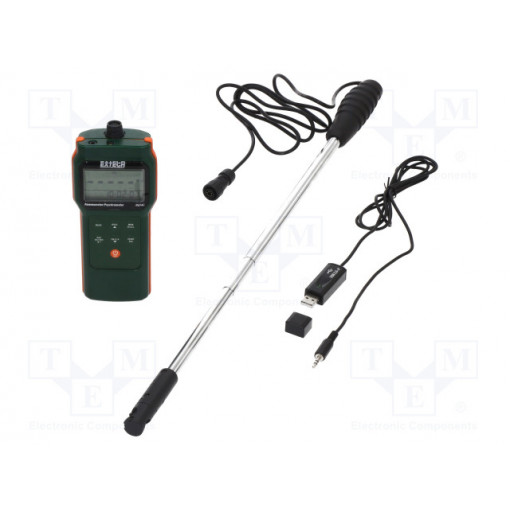 AN340; Thermoanemometer; LCD (4000),with a backlit; 0,5÷20m/s; EXTECH