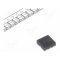 AOZ8001DI; Diode: Transil array; 6.6V; 5A; bidirectional; DFN6; Channels: 2; ALPHA & OMEGA SEMICONDUCTOR
