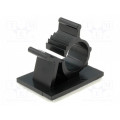 AP-0810; Self-adhesive cable holder; 7.9÷10.3mm; polyamide; black; KSS WIRING AP-0810; Self-adhesive cable holder; 7.9÷10.3mm; polyamide; black; KSS WIRING