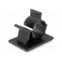 AP-0810; Self-adhesive cable holder; 7.9÷10.3mm; polyamide; black; KSS WIRING