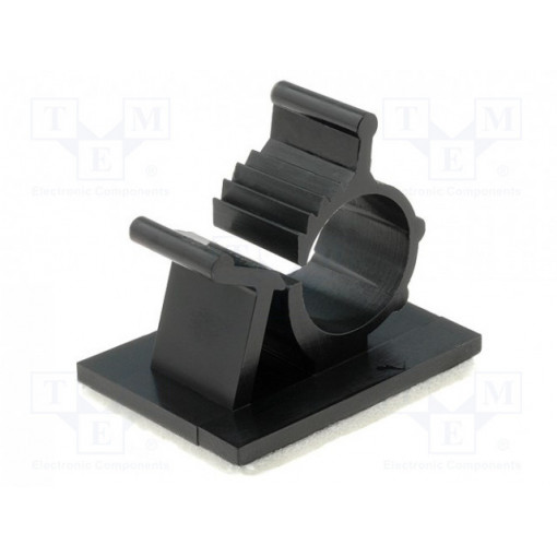 AP-0810; Self-adhesive cable holder; 7.9÷10.3mm; polyamide; black; KSS WIRING