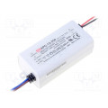 APC-12-700; Power supply: switched-mode; LED; 12.6W; 9÷18VDC; 700mA; 90÷264VAC; MEAN WELL