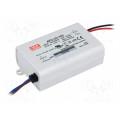 APC-25-700; Power supply: switched-mode; LED; 25.2W; 11÷36VDC; 700mA; IP42; MEAN WELL