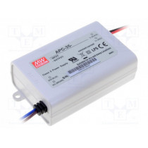 APC-35-500; Power supply: switched-mode; LED; 35W; 25÷70VDC; 500mA; 90÷264VAC; MEAN WELL