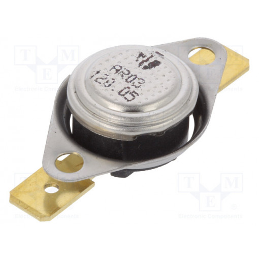 AR03.120.05-W1-S3; Sensor: thermostat; Output conf: SPST-NC; 120°C; 16A; 250VAC; ±5°C; TOMIC