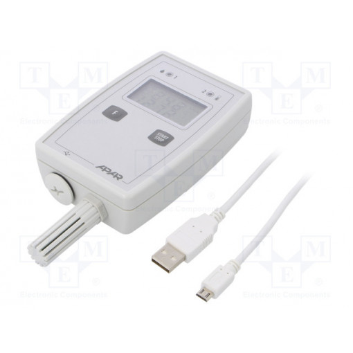 AR239; Logger; Mounting: for wall mounting; IP41 (probe),IP65; 5÷50°C; APAR AR239; Logger; Mounting: for wall mounting; IP41 (probe),IP65; 5÷50°C; APAR