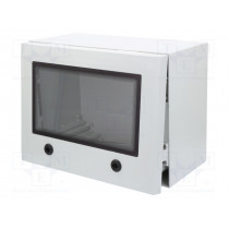 ARCA 403021W; Enclosure: wall mounting; X: 300mm; Y: 400mm; Z: 210mm; ARCA; grey; FIBOX