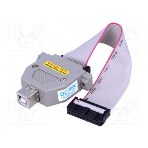 ARM-USB-TINY-H; Programmer: debugger; ARM; USB; Kit: debugger,connection cable; OLIMEX