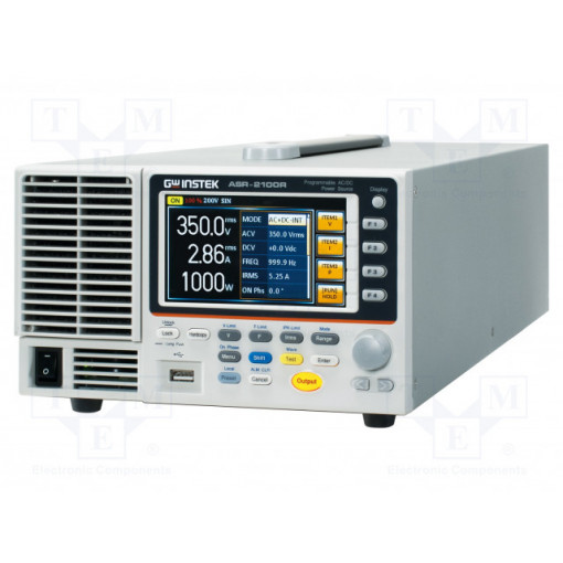 ASR-2100R; AC/DC programmable laboratory/DC; LCD 4,3 ASR-2100R; AC/DC programmable laboratory/DC; LCD 4,3