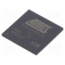 AT91SAM9X25-CU; ARM microprocessor; ARM926; SRAM: 32kB; 0.9÷1.1VDC; SMD; LFBGA217; MICROCHIP TECHNOLOGY