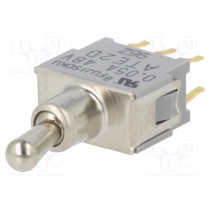 ATE2D-2M3-10-Z; Switch: toggle; Pos: 2; DPDT; ON-ON; 0.05A/48VAC; 0.05A/48VDC; Nidec Copal Electronics