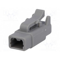 ATM06-2S; Connector: wire-wire; ATM; plug; female; PIN: 2; IP67; Locking: latch; AMPHENOL