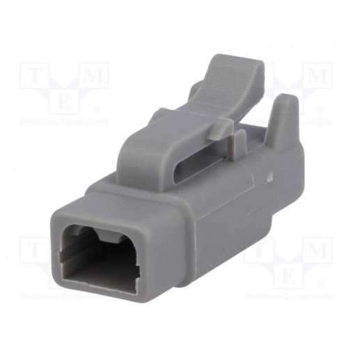 ATM06-2S; Connector: wire-wire; ATM; plug; female; PIN: 2; IP67; Locking: latch; AMPHENOL